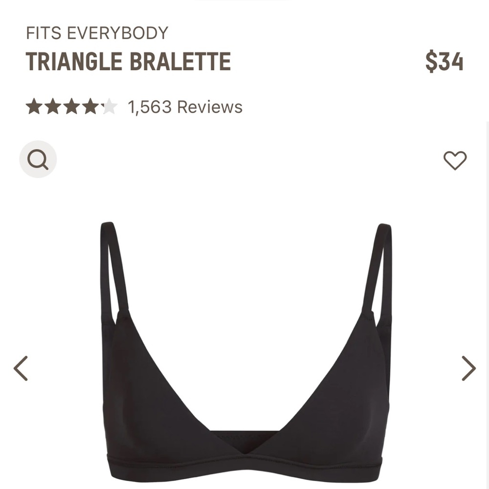 Skims Fits Everybody Triangle Bralette